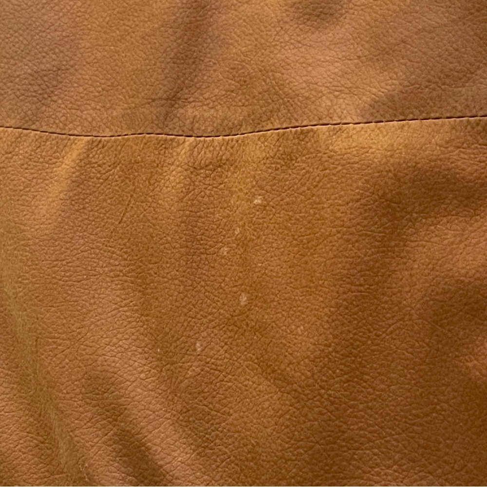 Johnston & Murphy Leather Field Coat Jacket Mens Size 42 Brown Lambskin Two Tone - Picture 12 of 16
